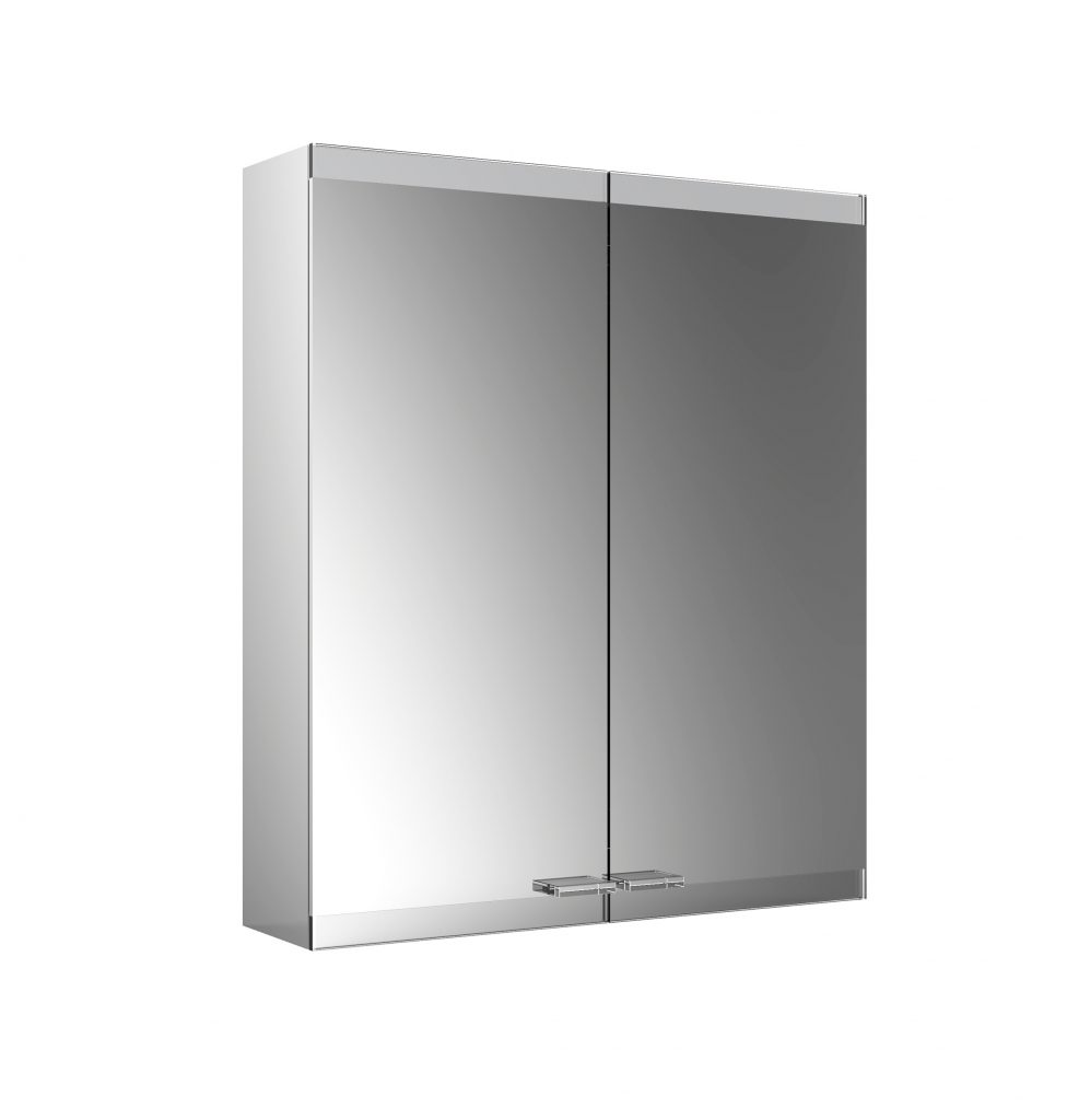 Mirror 600 mm, 2 doors, wallmounted, IP20 emco Novus All Round Solutions for Your